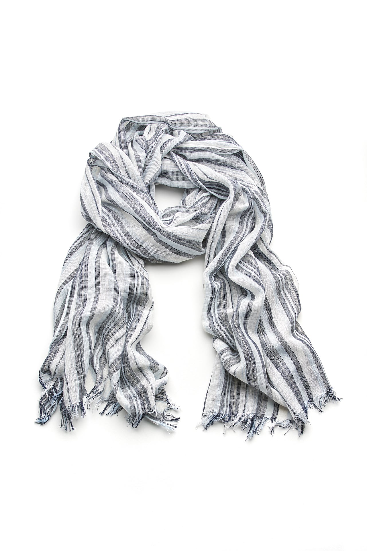Sommerschal in trendy Leinenlook 70x190 cm-mezamstore.nl