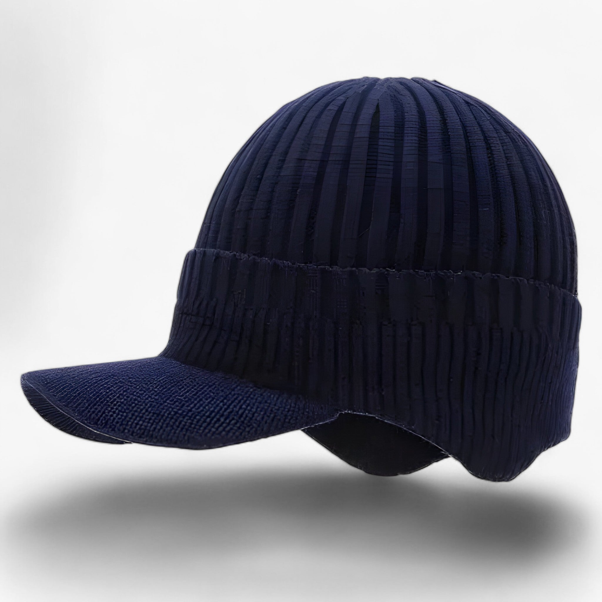 Gebreide Wintermuts met Klep – Warm & Stijlvol voor Koude Dagen