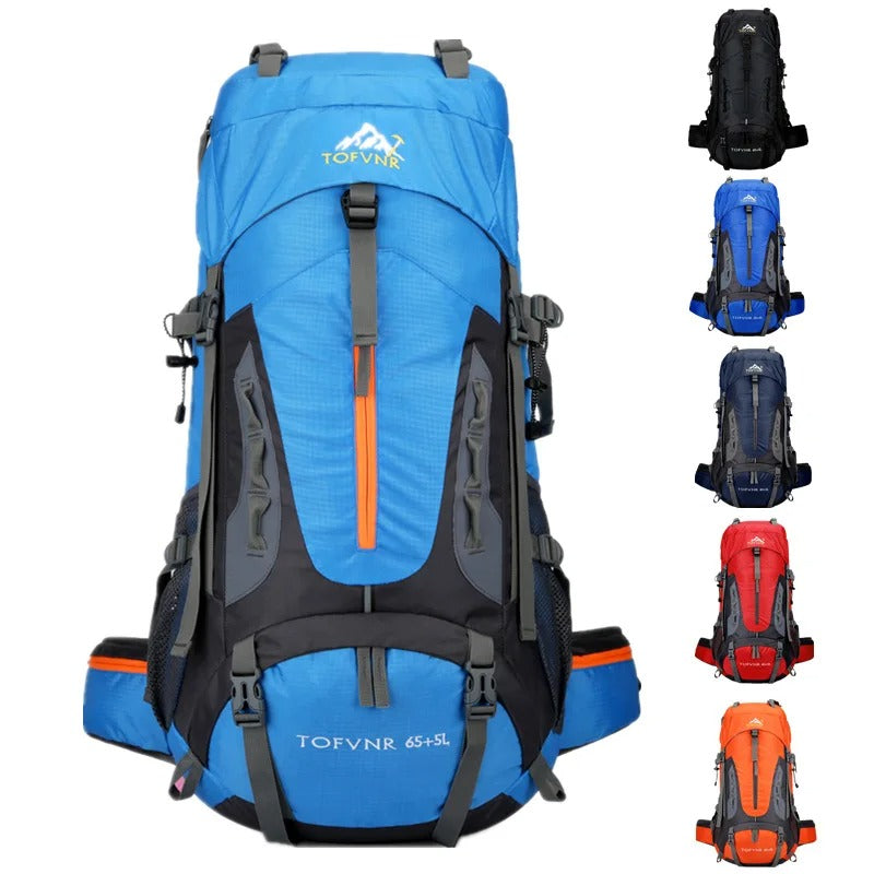 60L Waterdichte Outdoor Rugzak – Perfect voor Avontuurlijke Reizen