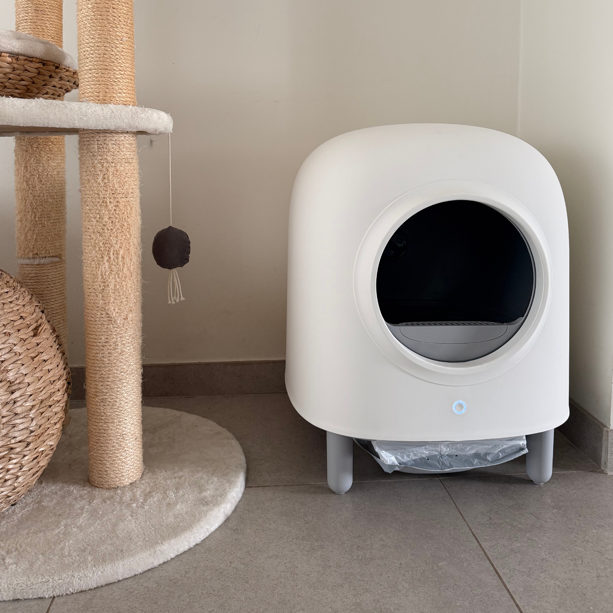 Moderne Gesloten Kattenbak met Compact & Stijlvol Design