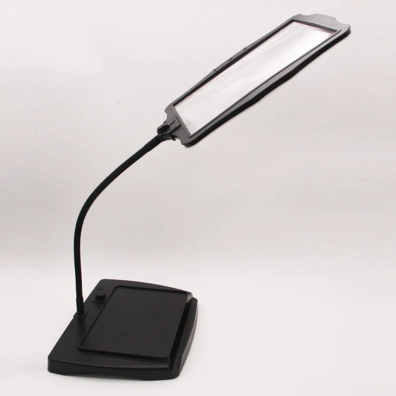 LED Leeslamp met Vergrootglas en Flexibele Arm (3x Vergroting)