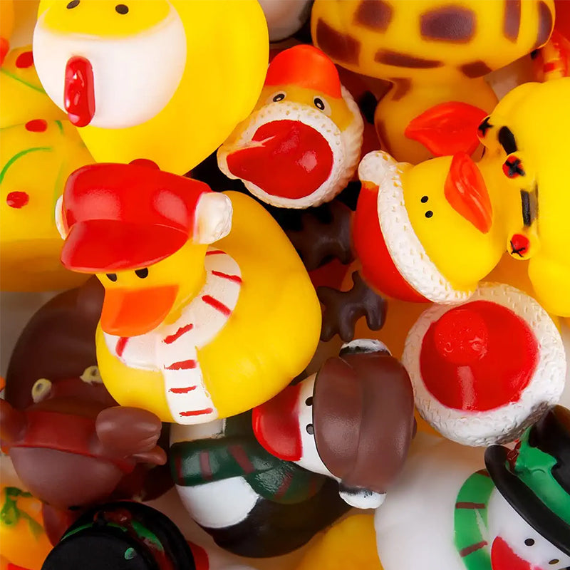 Kerst Blind Box met Mini Badeendjes – Speelset voor Bad & Cadeau
