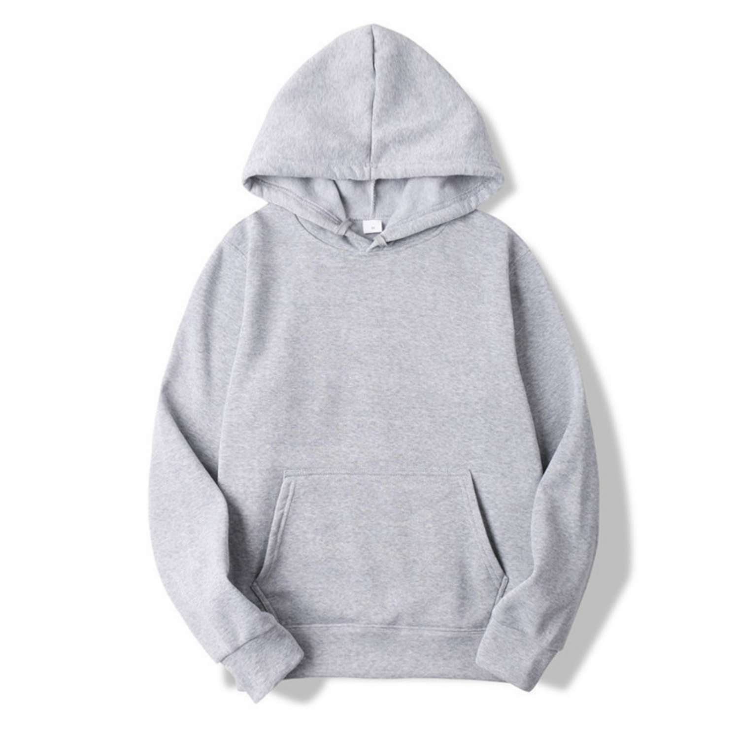 Heren Hoodie Basic met Fleecevoering, Capuchon en Buidelzak - 11 Kleuren