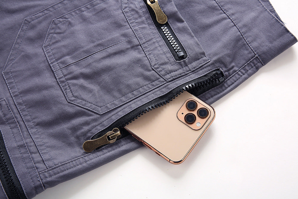 Functionele Herenshorts met Meerdere Zakken voor Outdoor Avonturen