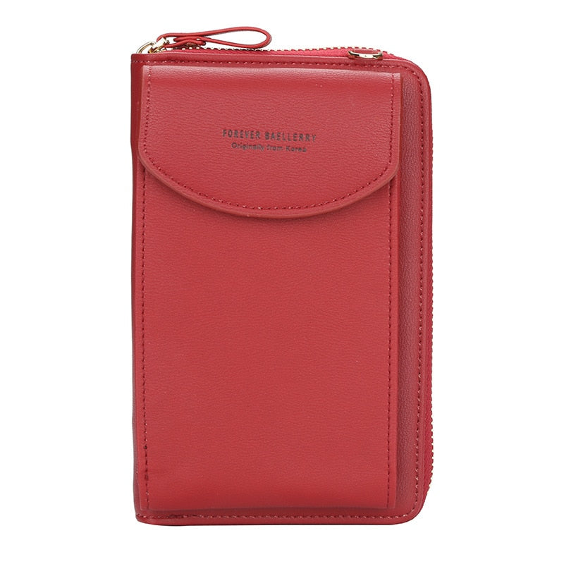Elegante en Ruime Crossbody Handtas met Ritsvakken