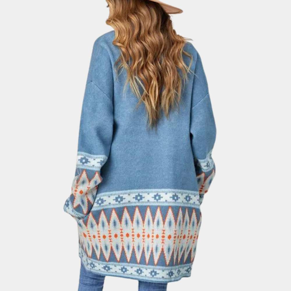Boho-Stijl Dames Trui voor Comfort en Warmte-mezamstore.nl