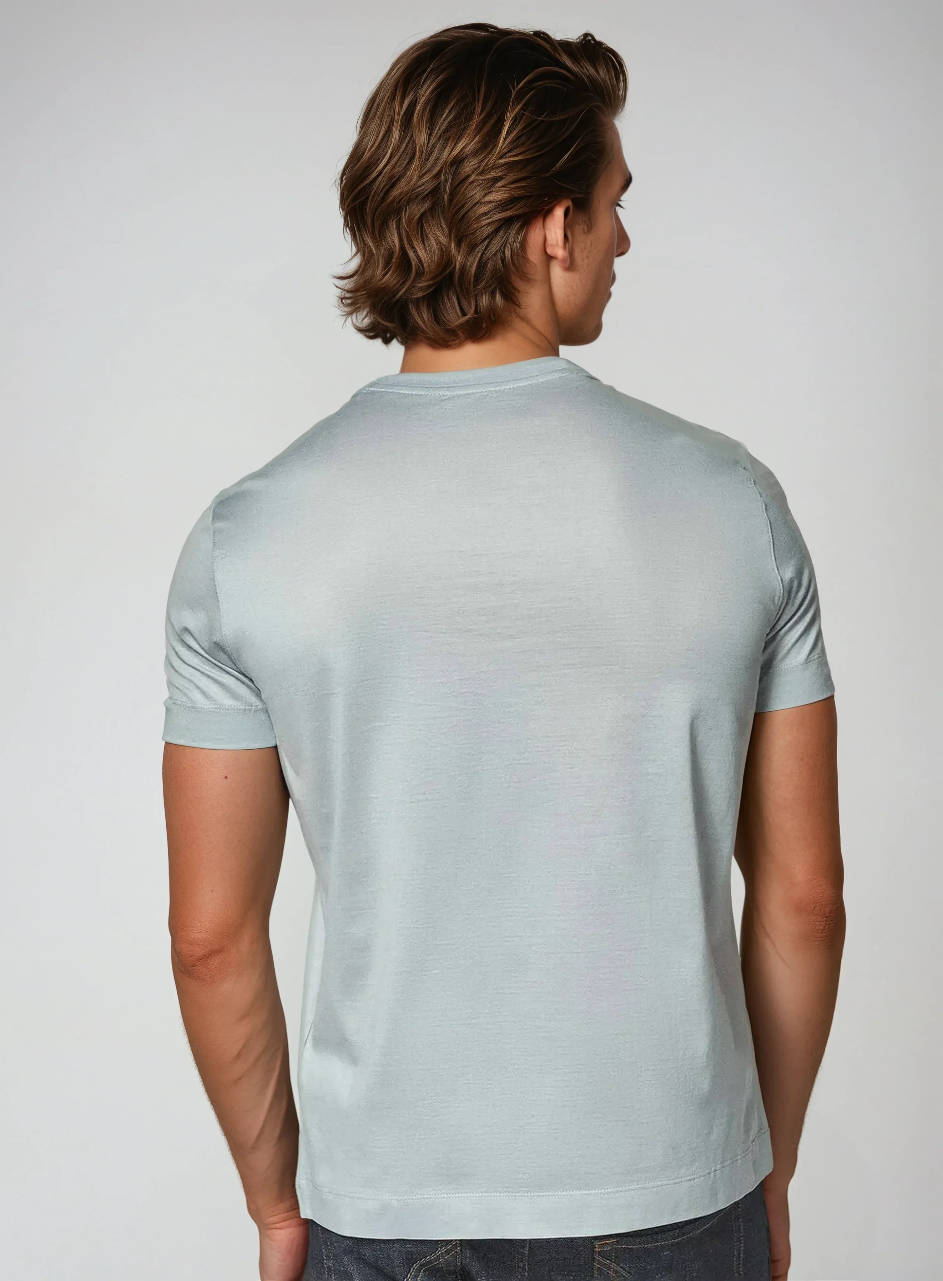 Heren Basic T-Shirt – Comfortabel Slim Fit Shirt