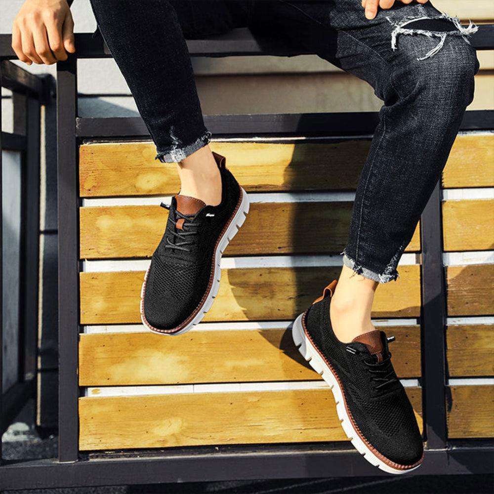 Ultracomfortabele Ademende Herenschoenen met Memory Foam
