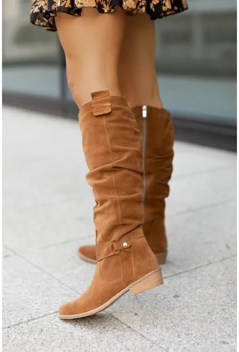 Dames Hoge Knie Laarzen – Elegante Lange Fashion Boots