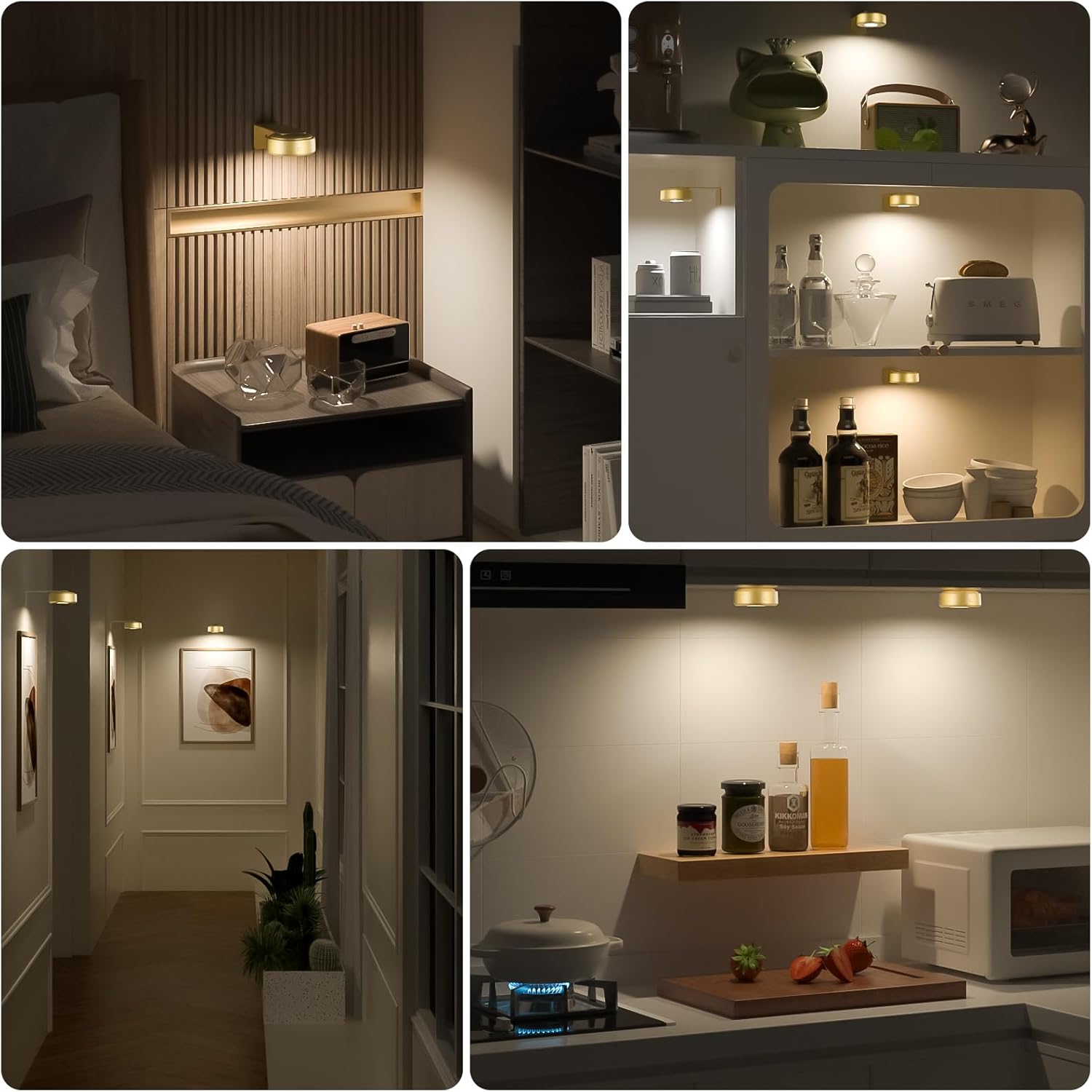 LED Wandlamp met Kleurverlichting voor Wandnissen & Decoratie