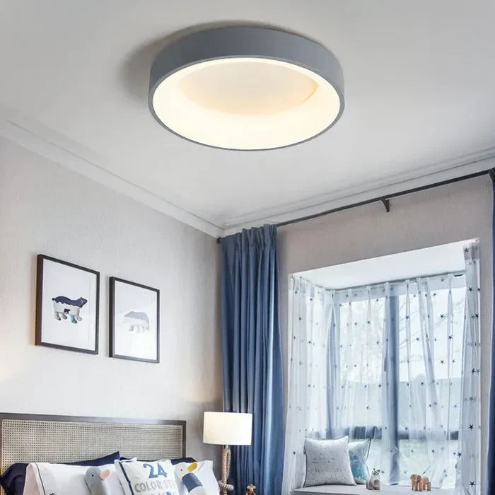 Ronde LED Plafondlamp - Scandinavisch Design, Duurzaam & Sfeervol Licht voor Thuis