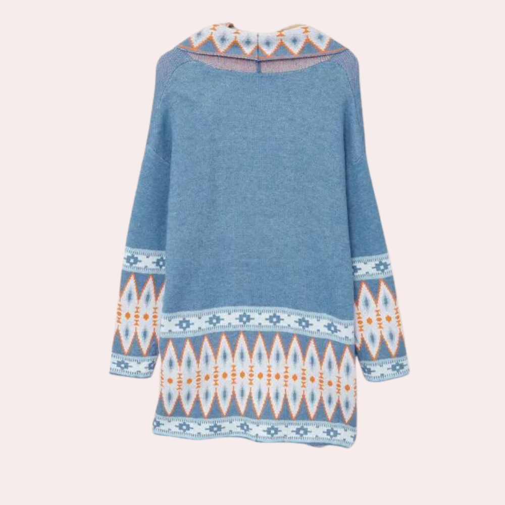 Boho-Stijl Dames Trui voor Comfort en Warmte-mezamstore.nl