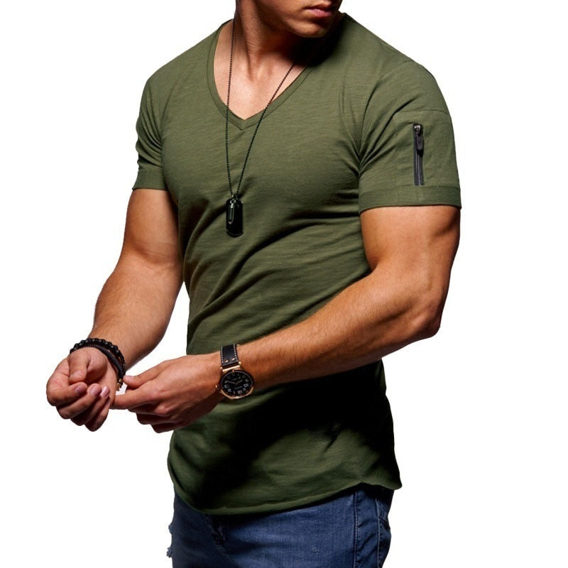 Ademend Comfortabel Fitness T-shirt voor Mannen