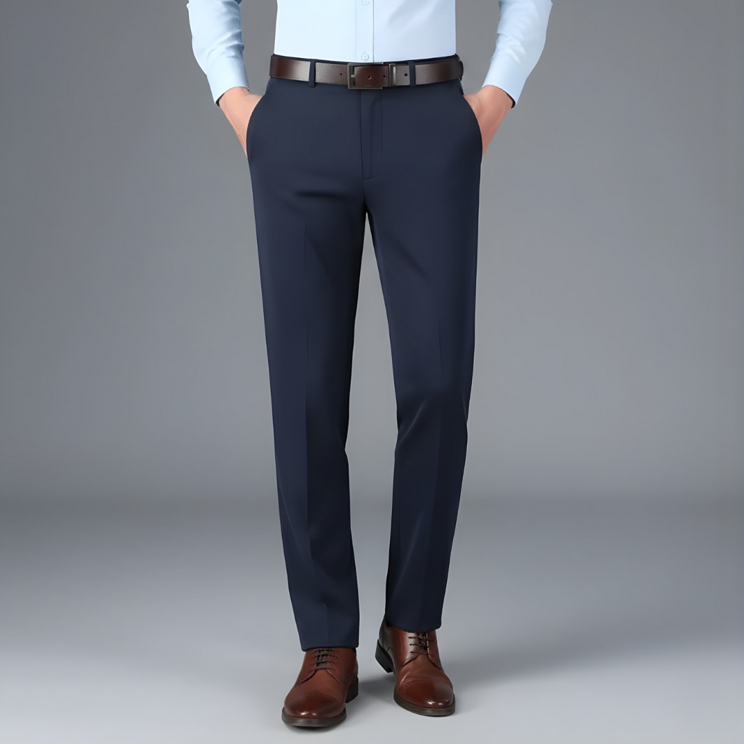 Heren Stretch Broek Comfortabel Casual met Zakken