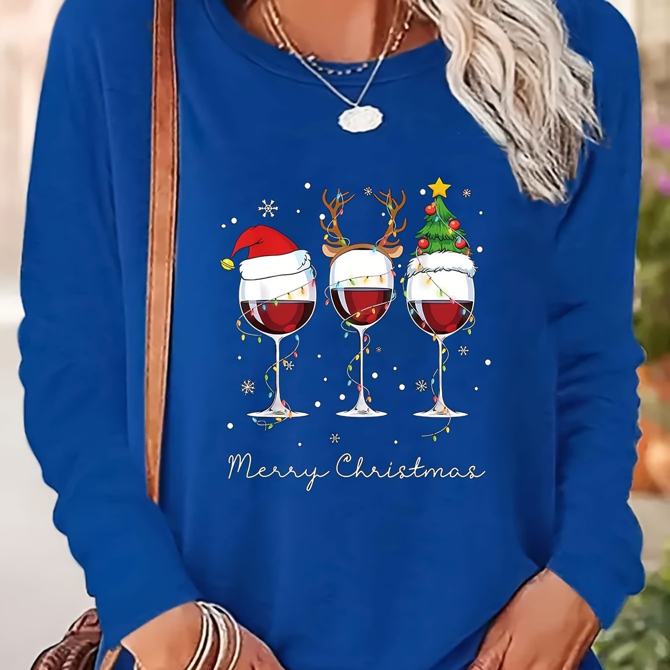 Dames Kerst Sweater – Comfortabele Trui met Feestelijke Print