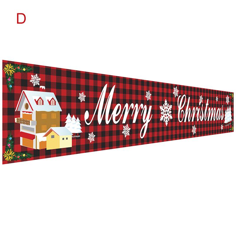 Merry Christmas Buitenbanner – Feestelijke Kerst Decoratie voor Tuin & Huis