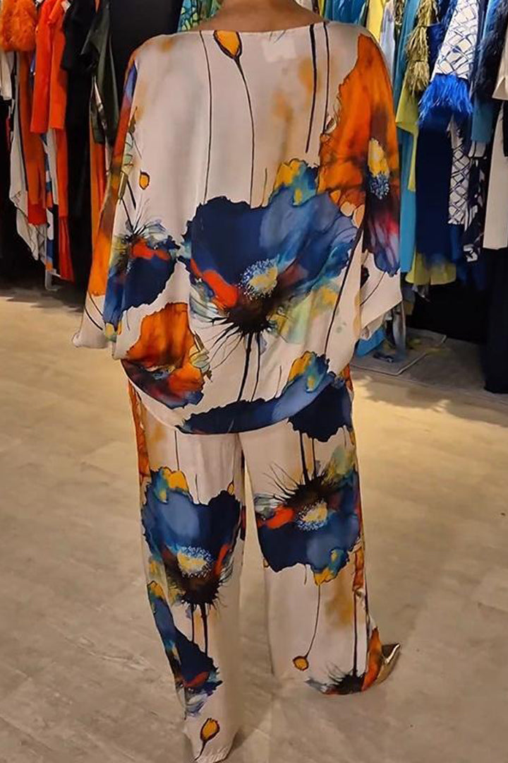 2-Delige Satijnen Lounge Set Dames