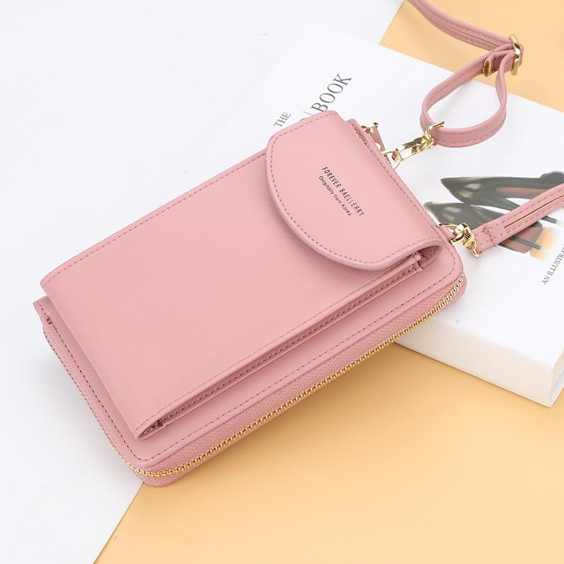 Elegante en Ruime Crossbody Handtas met Ritsvakken