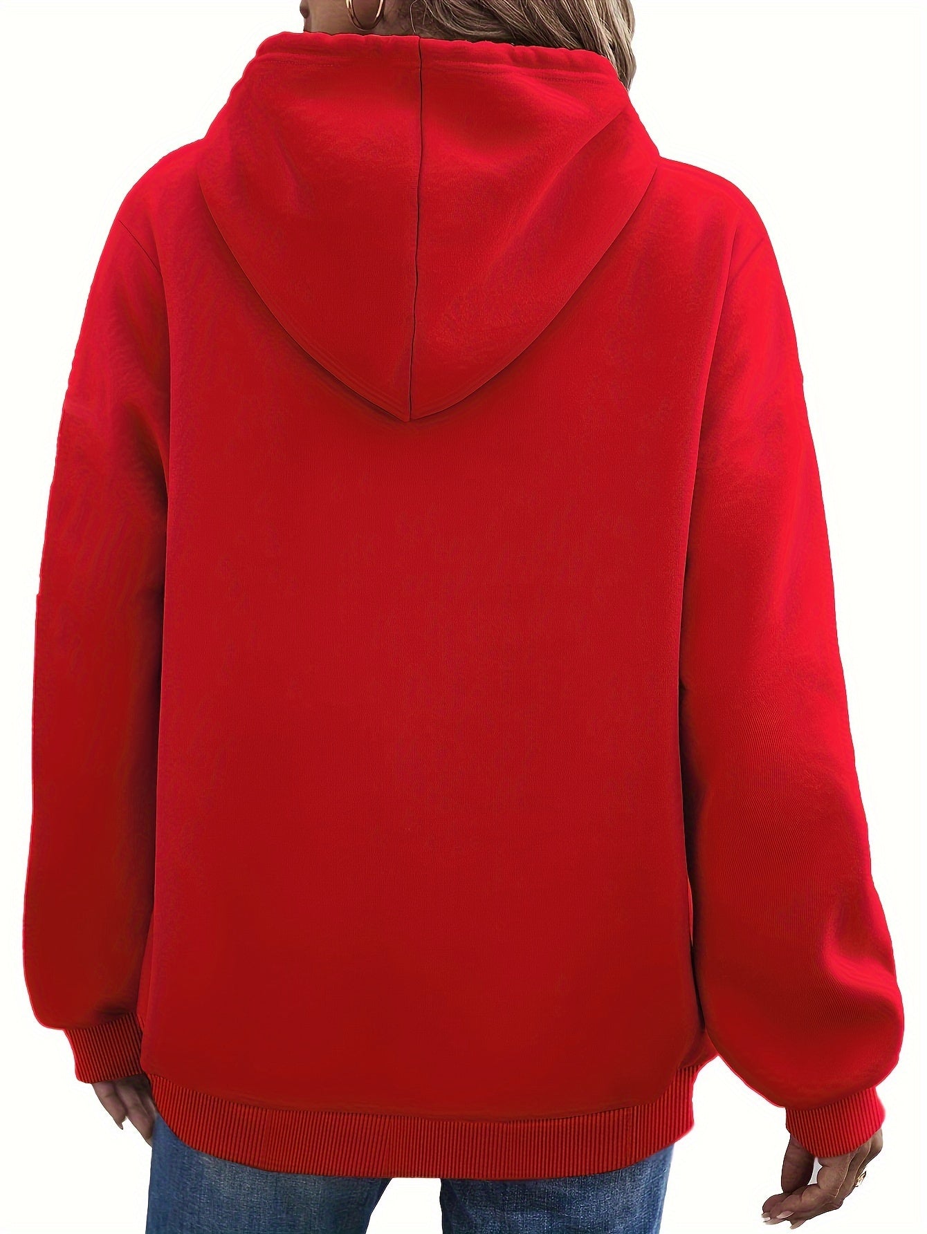 Dames Kerst Hoodie met Teckel Print – Warme Winter Hoodie