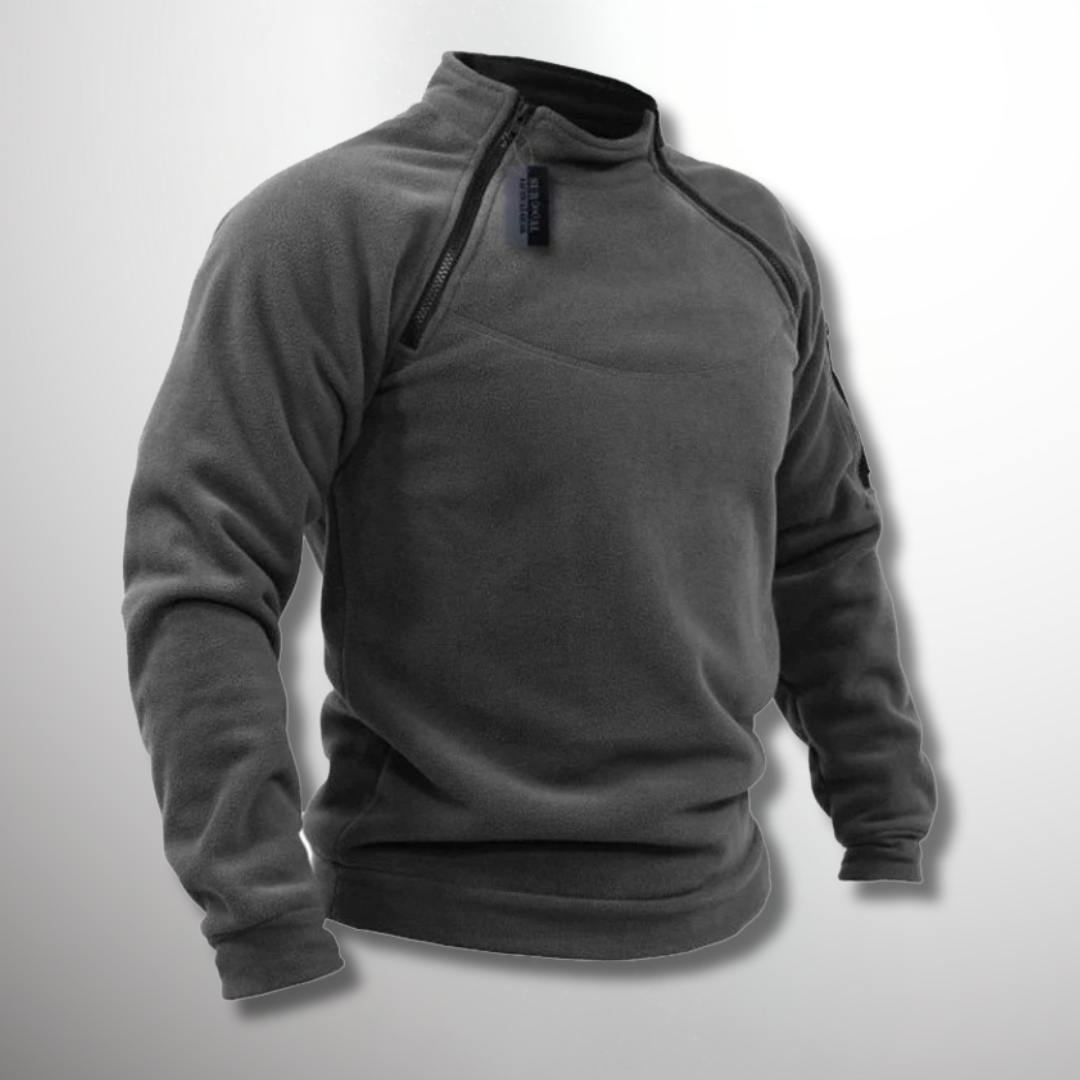 Warme en Comfortabele Heren Fleece Pullover met Veiligheidstassen