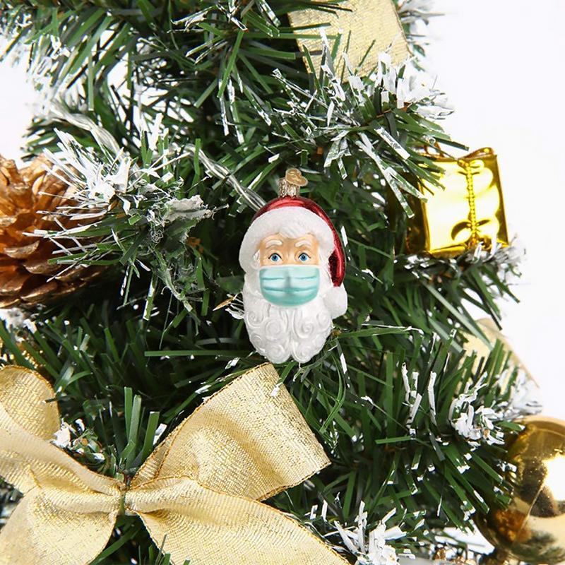 Kerst Ornament Santa met Masker – Boomdecoratie 2020 Design