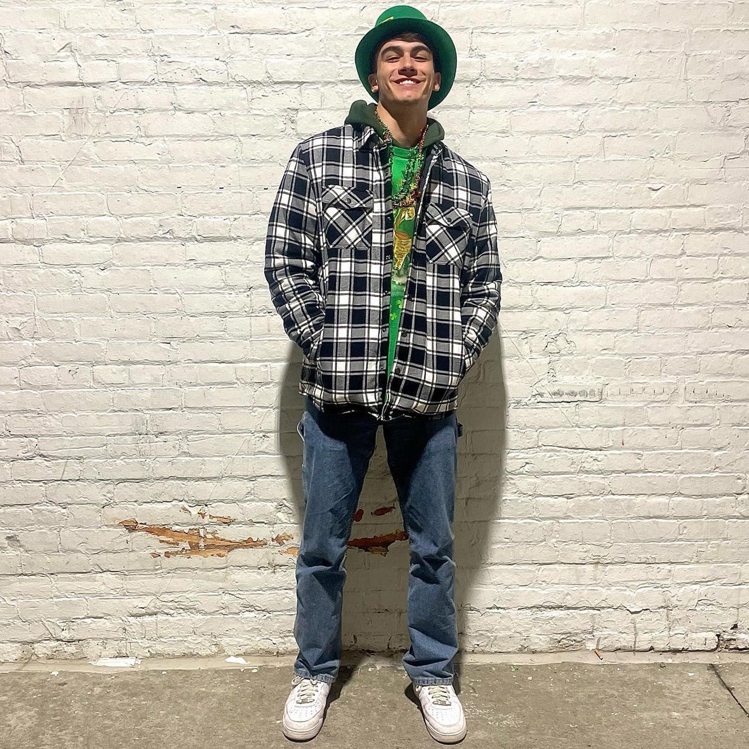 Heren Gewatteerd Overhemd Jacket met Ruitprint – Comfort & Stijl