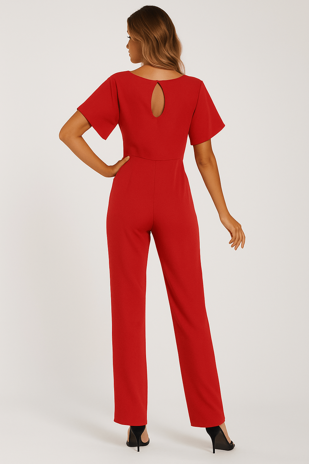 Jumpsuit met Verstelbare Tailleband en Elegante Pasvorm