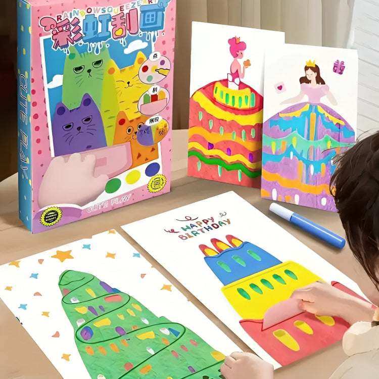 Kinder Krastekeningen Set met Kleurplaten & Creatieve Motieven