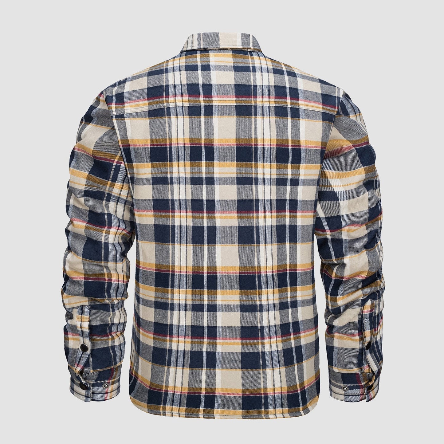 Heren Flanellen Wintervest met Gewatteerde Voering