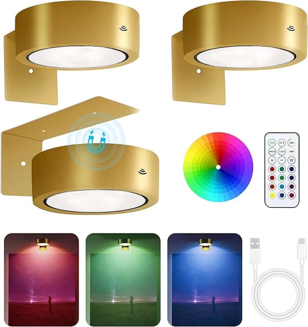 LED Wandlamp met Kleurverlichting voor Wandnissen & Decoratie