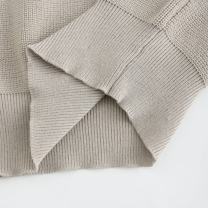 Heren Half-Zip Trui met Kraag – Moderne Gebreide Sweater