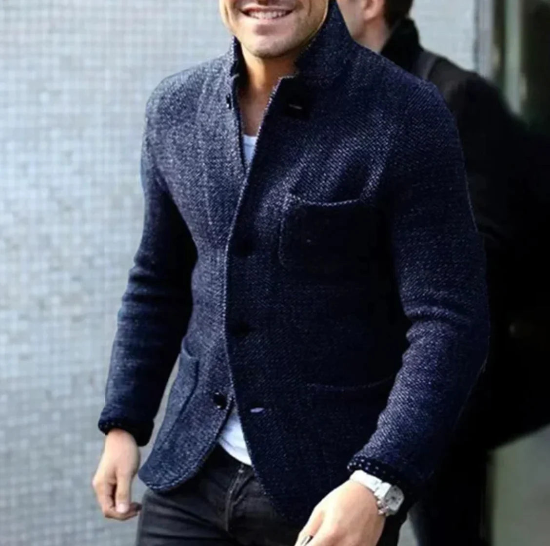 Warme stijlvolle herenjacke voor koude dagen-mezamstore.nl