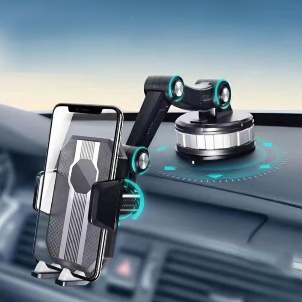 Verstelbare Autotelefoonhouder met 360° Arm & Dashboardbasis