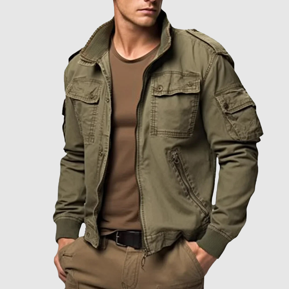Heren Utility Jas – Stijlvolle Lightweight Militair Look Jacket
