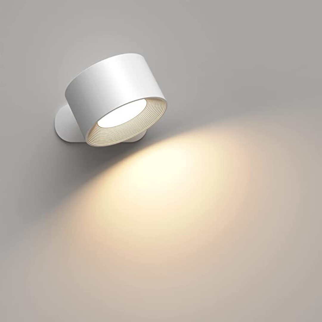Draadloze LED Wandlamp met 360° Draaifunctie en Touchbediening