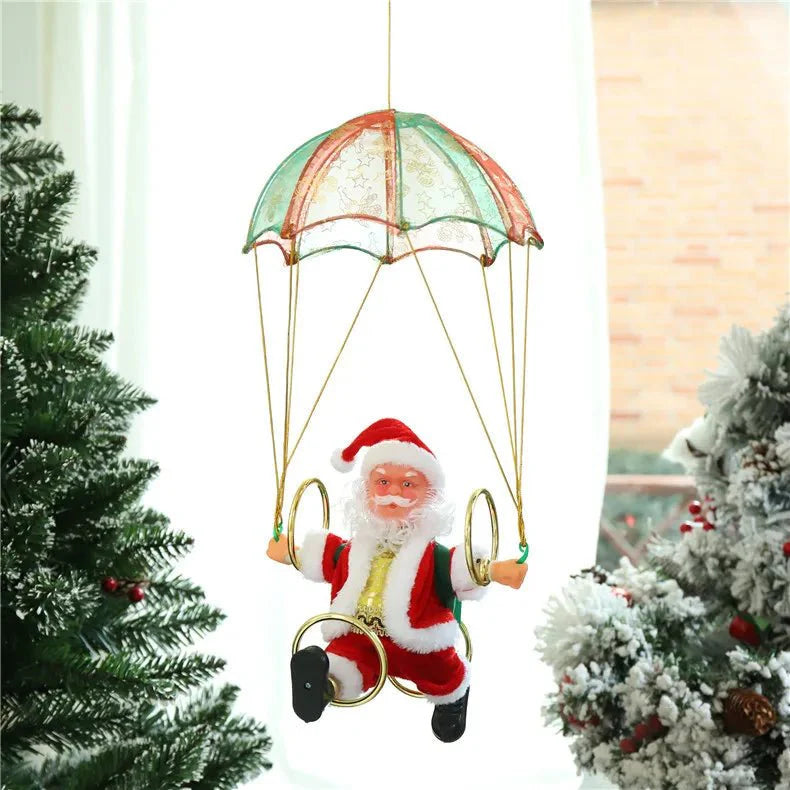 JollySanta Hangende Kerstdecoratie – Sfeervolle Kerstman voor Binnen-mezamstore.nl
