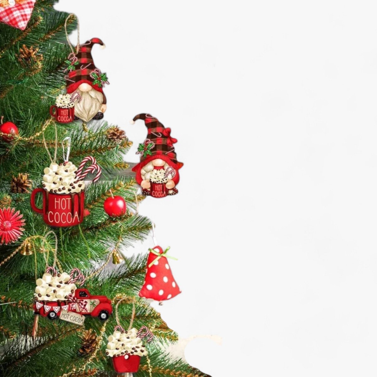 RusticCharm - Houten Kerstornamenten – Duurzame Festieve Decoraties voor Buiten-mezamstore.nl