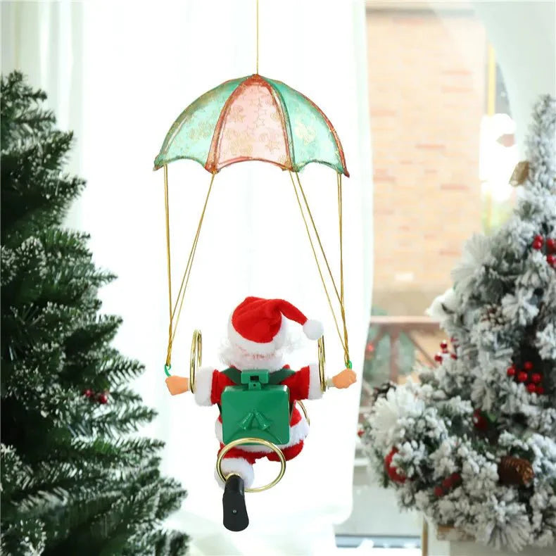 JollySanta Hangende Kerstdecoratie – Sfeervolle Kerstman voor Binnen-mezamstore.nl