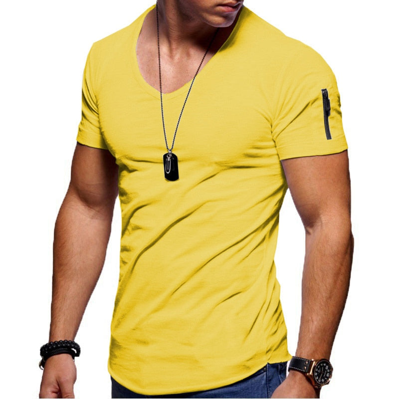 Ademend Comfortabel Fitness T-shirt voor Mannen