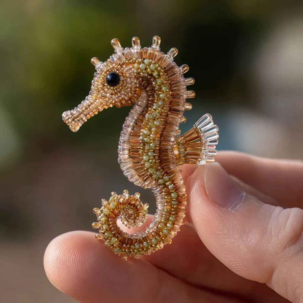 Handgemaakte Kralen Octopus – Decoratief Mini Kunstobject