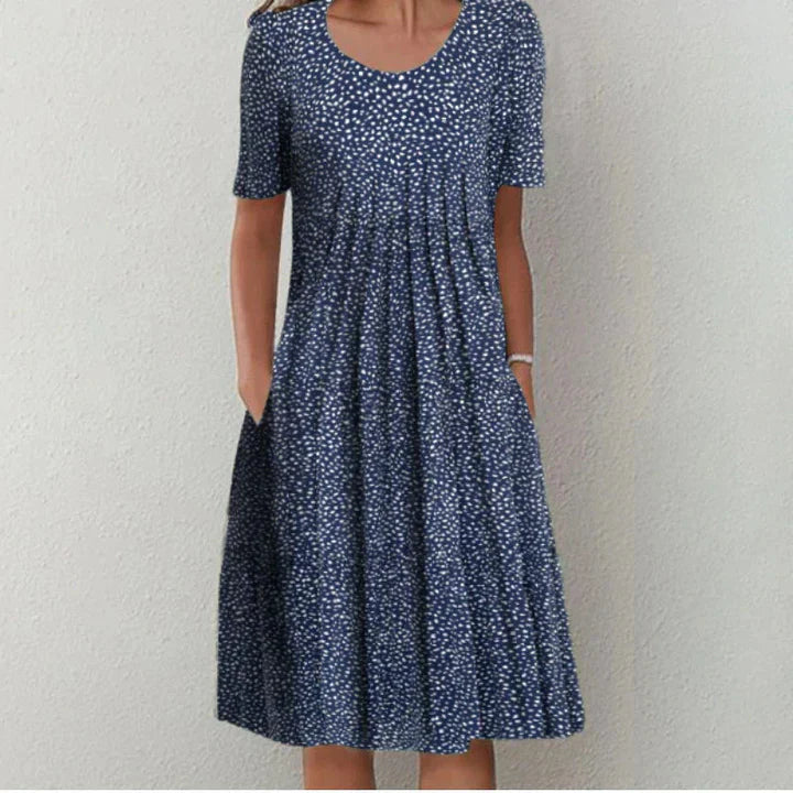Zomerjurk Dames Luchtige Pasvorm Elegante Casual Look Dames