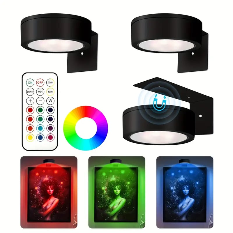 LED Wandlamp met Kleurverlichting voor Wandnissen & Decoratie