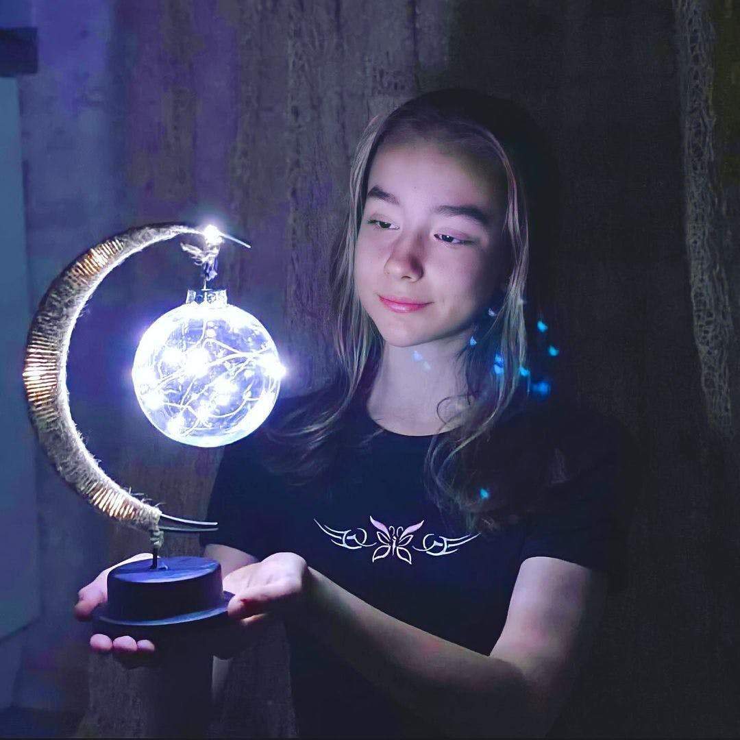 Maan & Sterren Tafellamp – Sfeervolle LED Decoratie Lamp