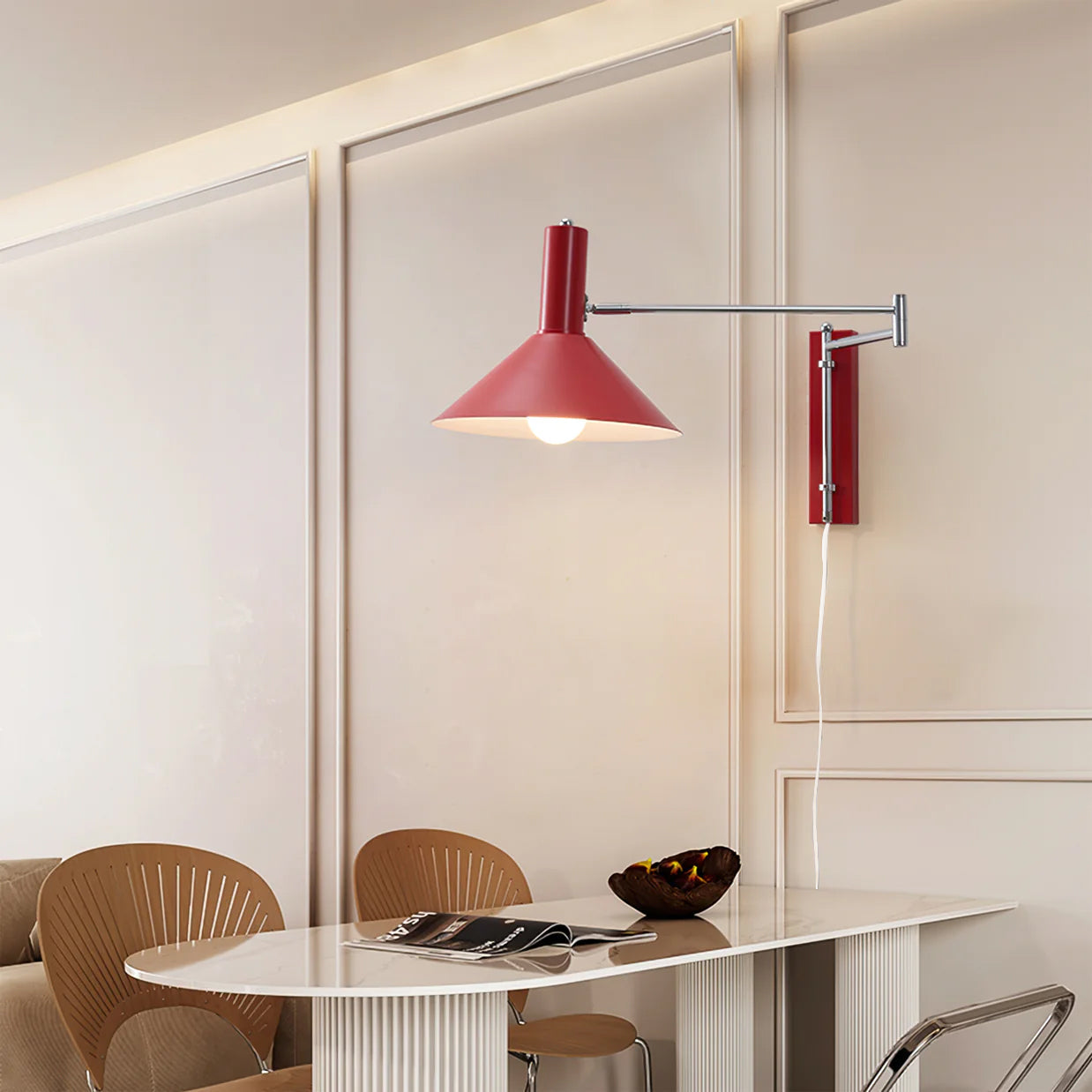 Verstelbare Minimalistische Wandlamp voor Slaapkamer en Woonkamer