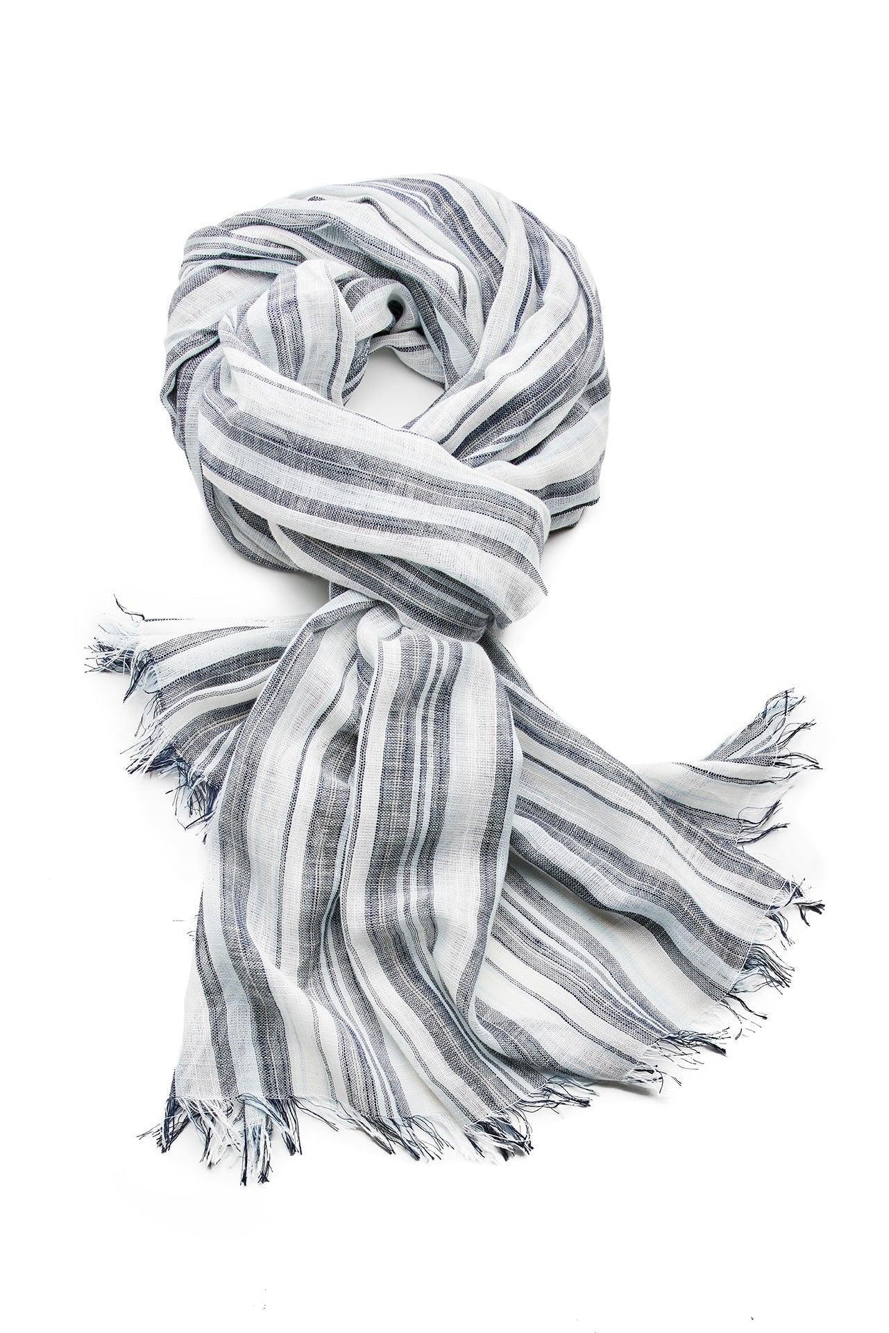Sommerschal in trendy Leinenlook 70x190 cm-mezamstore.nl