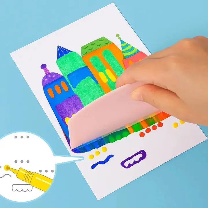 Kinder Krastekeningen Set met Kleurplaten & Creatieve Motieven
