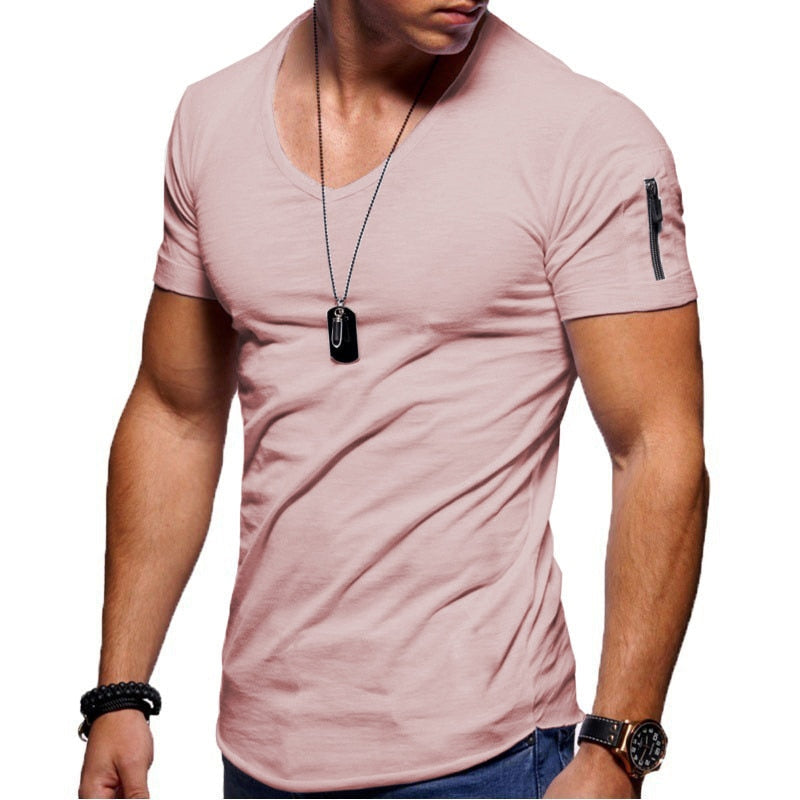 Ademend Comfortabel Fitness T-shirt voor Mannen