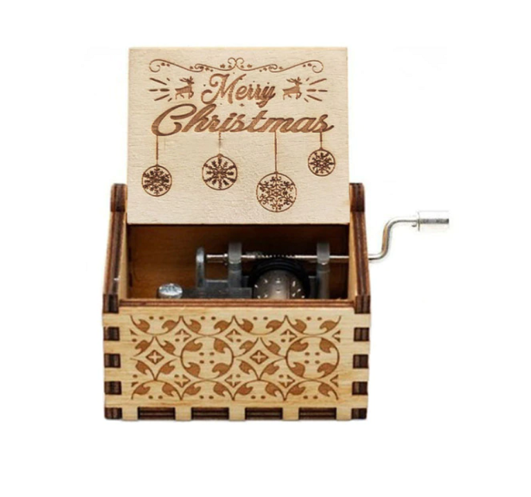 Kerst Muziekdoos – Handmatige Draaidoos met Christmas Melodie