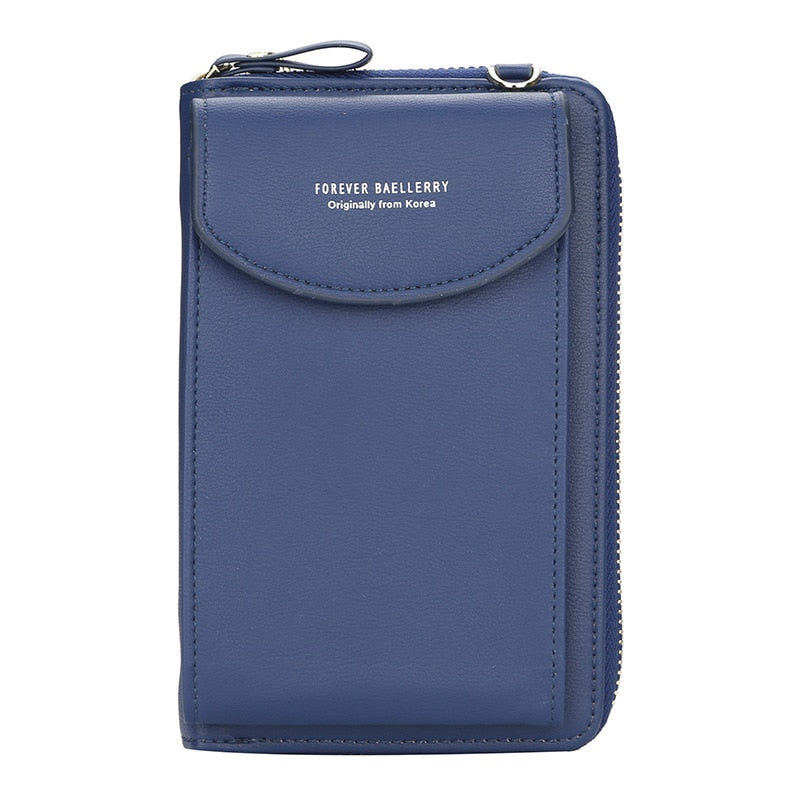 Elegante en Ruime Crossbody Handtas met Ritsvakken
