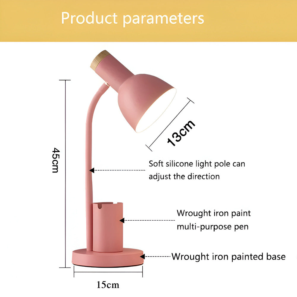 Multifunctionele bureaulamp – Met opbergruimte en telefoonhouder